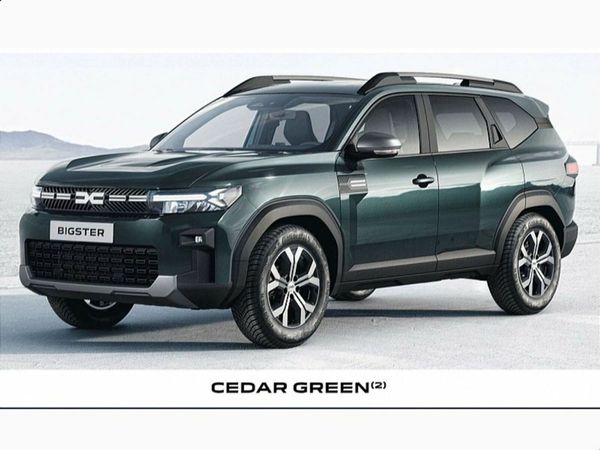 Dacia Bigster SUV, Petrol Hybrid, 2026, Green
