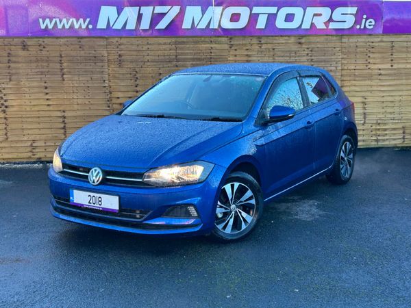 Volkswagen Polo Hatchback, Petrol, 2018, Blue