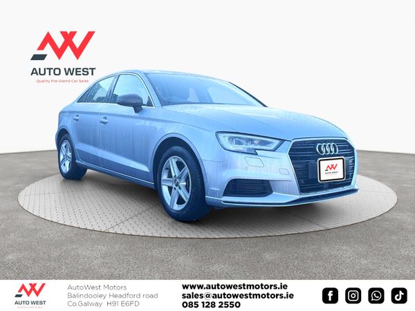 Audi A3 Saloon, Petrol, 2017, Silver