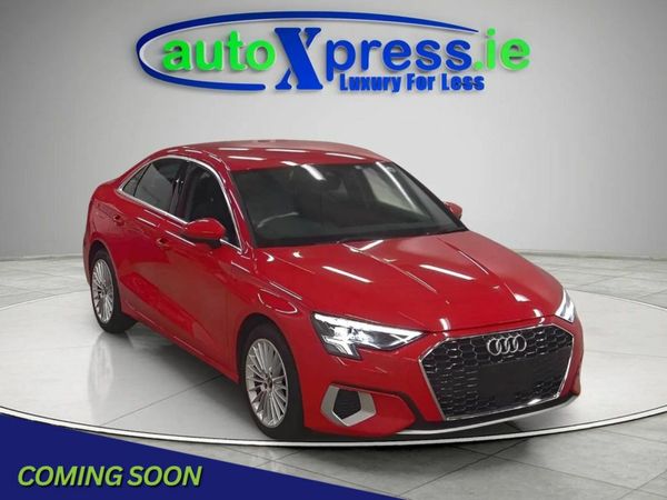 Audi A3 Saloon, Petrol Hybrid, 2023, Red