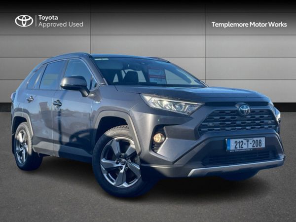 Toyota RAV4 SUV, Petrol Hybrid, 2021, Grey
