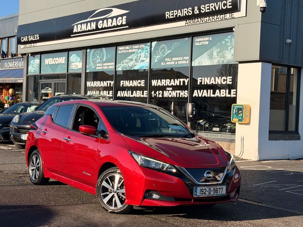 Nissan Leaf Hatchback, Electric, 2019, Red