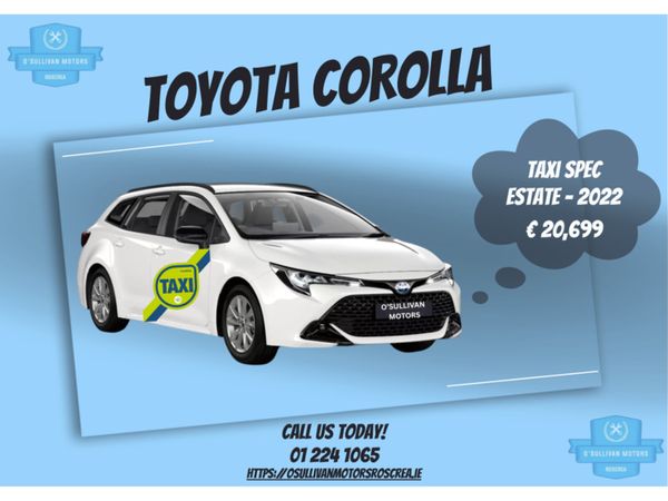 Toyota Corolla Estate, Petrol Hybrid, 2022, White