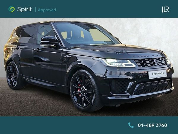 Land Rover Range Rover Sport SUV, Petrol Hybrid, 2022, Black