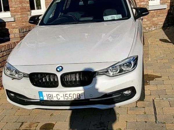 BMW 3-Series Saloon, Petrol Plug-in Hybrid, 2018, White
