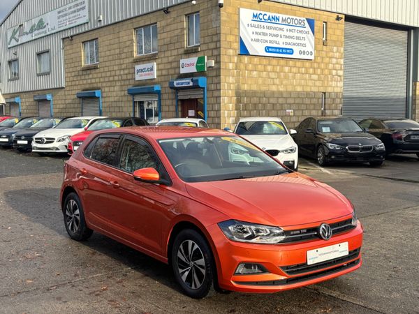 Volkswagen Polo Hatchback, Petrol, 2019, Orange