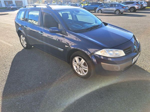 Renault Megane Estate, Petrol, 2005, Blue
