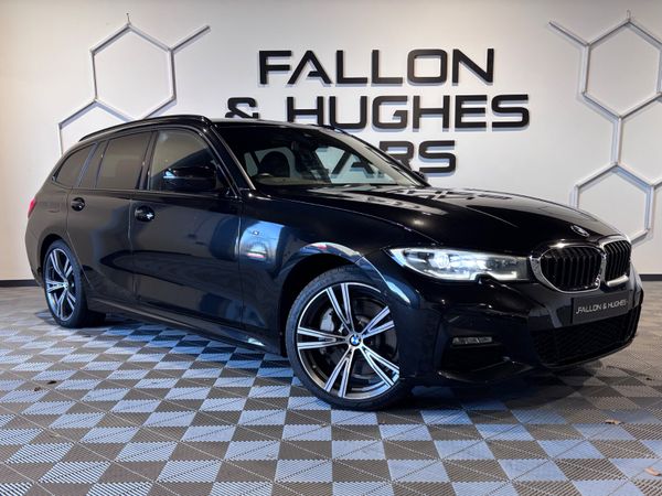 BMW 3-Series Estate, Petrol Hybrid, 2021, Black