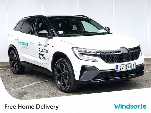 Renault Austral SUV, Petrol Hybrid, 2024, White