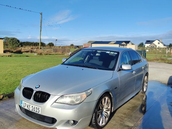 BMW 5-Series Saloon, Diesel, 2007, Silver