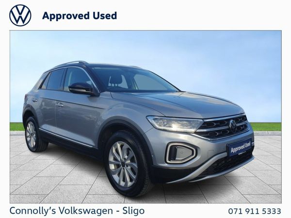 Volkswagen T-Roc SUV, Petrol, 2022, Silver