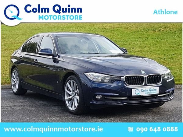 BMW 3-Series Saloon, Petrol Hybrid, 2017, Blue