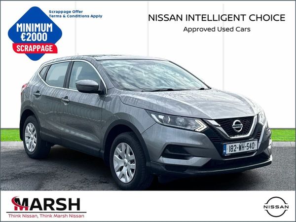Nissan Qashqai MPV, Petrol, 2018, Grey