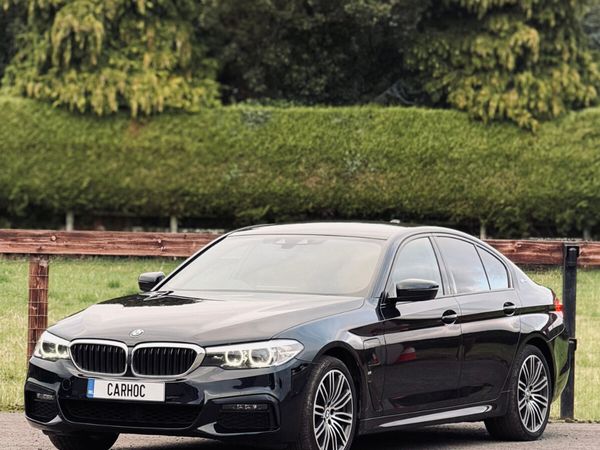 BMW 5-Series Saloon, Petrol Plug-in Hybrid, 2019, Black