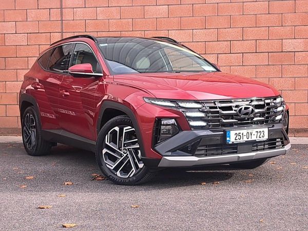 Hyundai Tucson SUV, Petrol Plug-in Hybrid, 2025, Red