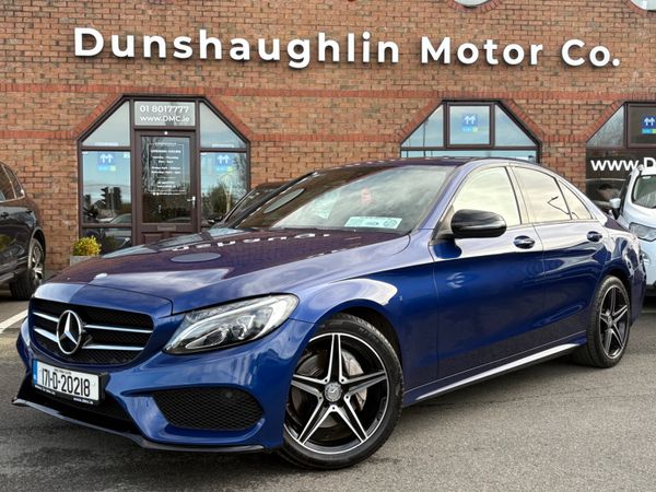 Mercedes-Benz C-Class Saloon, Petrol, 2017, Blue