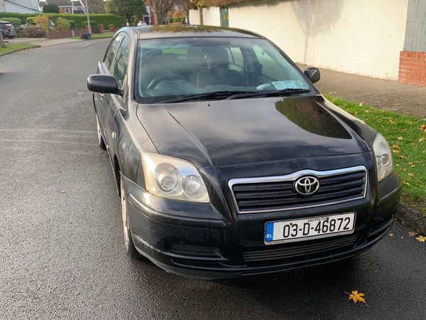 Toyota Avensis Hatchback, Petrol, 2003, Black