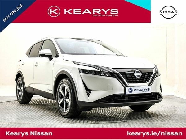Nissan Qashqai SUV, Petrol Hybrid, 2024, White