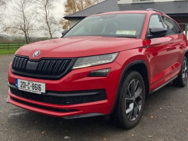 Skoda Kodiaq SUV, Diesel, 2020, Red