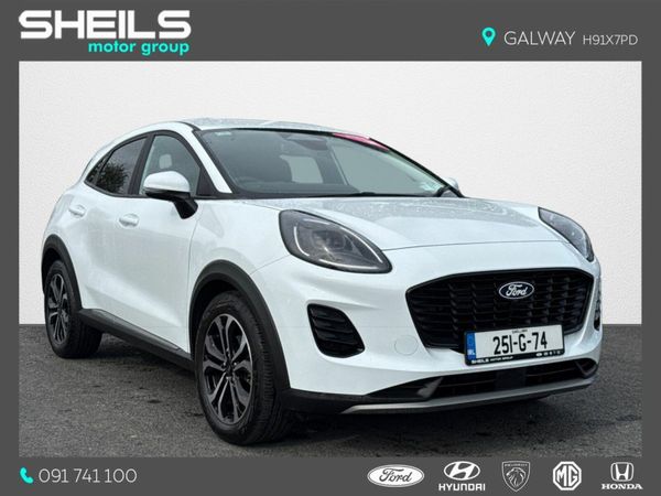 Ford Puma MPV, Petrol Hybrid, 2025, White