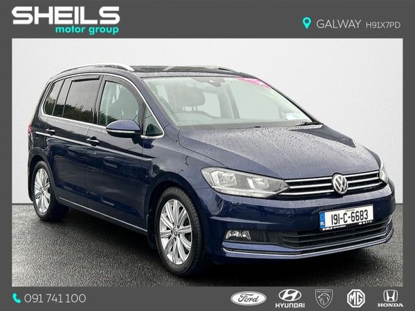Volkswagen Touran MPV, Diesel, 2019, Blue