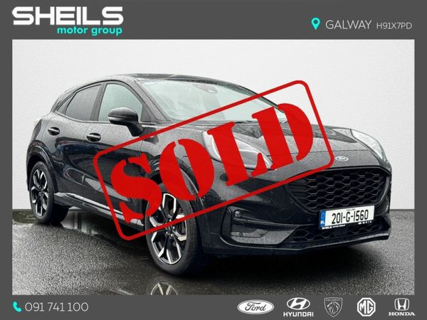 Ford Puma MPV, Petrol Hybrid, 2020, Black