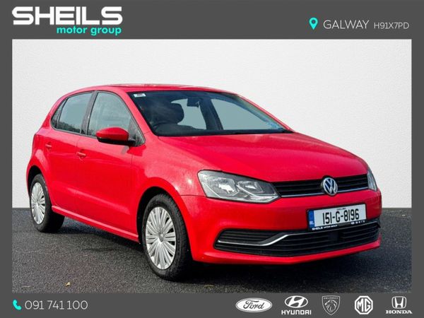 Volkswagen Polo Hatchback, Petrol, 2015, Red