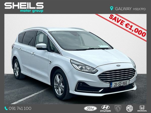 Ford S-Max MPV, Diesel, 2021, White