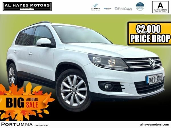 Volkswagen Tiguan SUV, Diesel, 2016, White