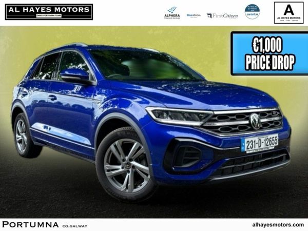 Volkswagen T-Roc SUV, Petrol, 2023, Blue