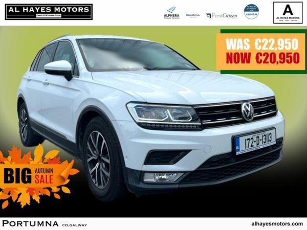 Volkswagen Tiguan SUV, Diesel, 2017, White