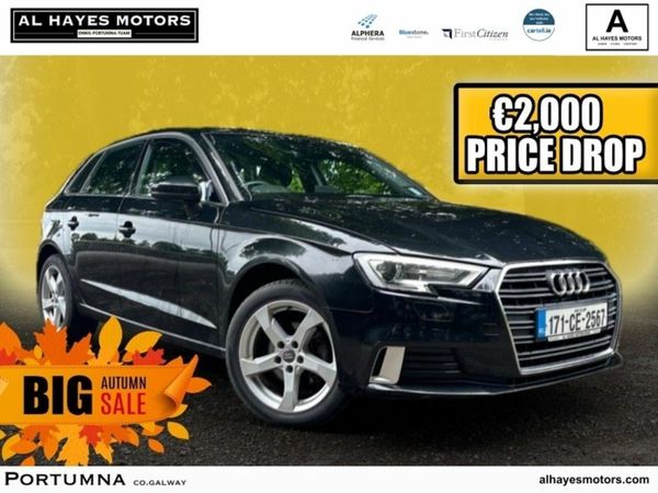 Audi A3 Hatchback, Diesel, 2017, Black