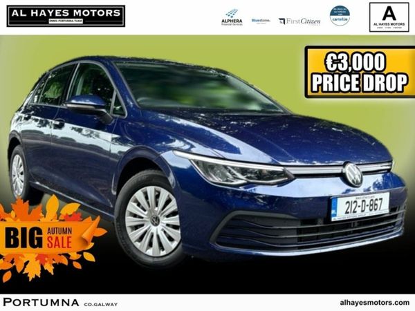 Volkswagen Golf Hatchback, Petrol, 2021, Blue