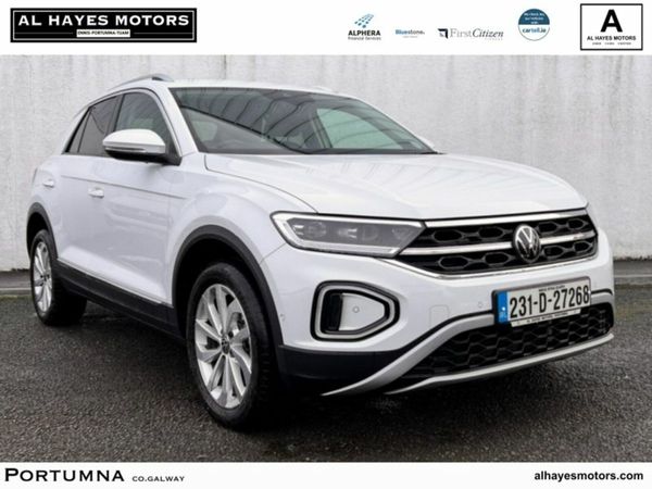Volkswagen T-Roc SUV, Petrol, 2023, White