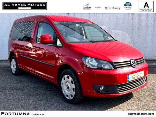 Volkswagen Caddy Maxi Life MPV, Diesel, 2015, Red