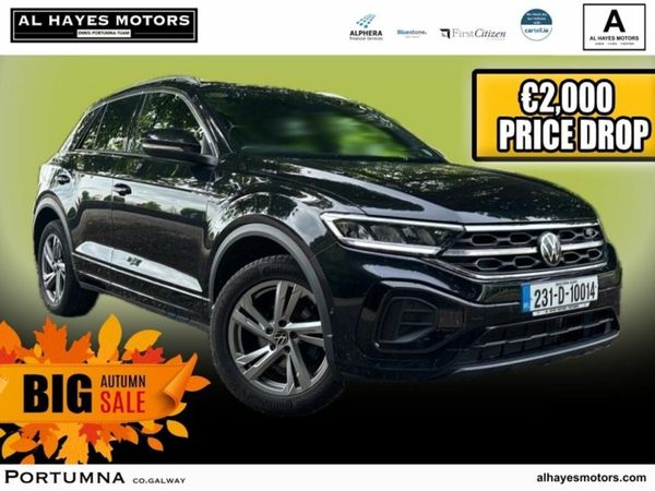 Volkswagen T-Roc SUV, Petrol, 2023, Black