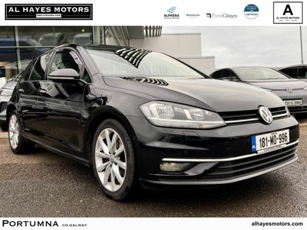 Volkswagen Golf Hatchback, Diesel, 2018, Black