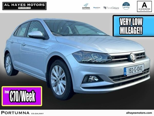 Volkswagen Polo Hatchback, Petrol, 2019, Silver
