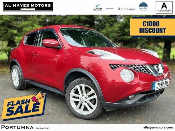 Nissan Juke SUV, Diesel, 2017, Red