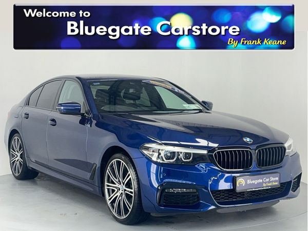 BMW 5-Series Saloon, Petrol Plug-in Hybrid, 2019, Blue