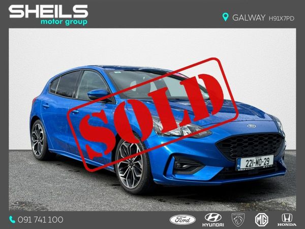 Ford Focus Hatchback, Petrol Hybrid, 2022, Blue