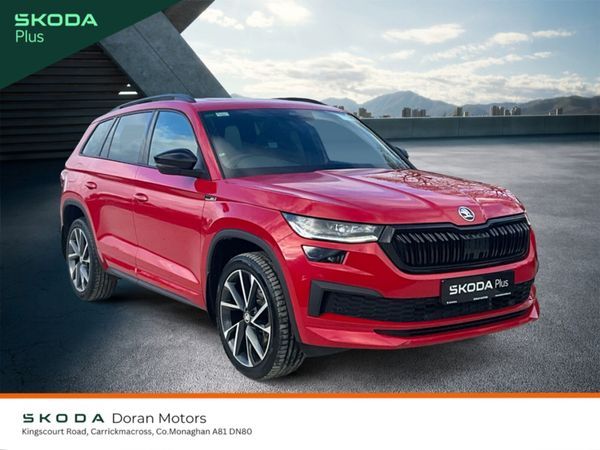 Skoda Kodiaq Estate, Diesel, 2024, Red