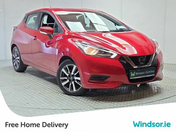 Nissan Micra Hatchback, Petrol, 2019, Red