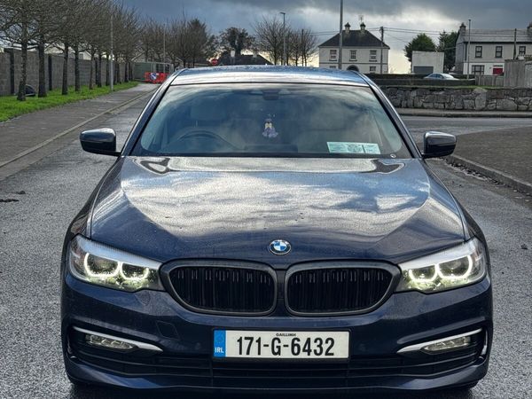 BMW 5-Series Saloon, Diesel, 2017, Blue