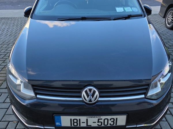 Volkswagen Polo Hatchback, Petrol, 2018, Black