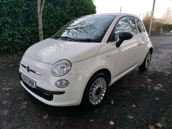 Fiat 500 Hatchback, Petrol, 2013, White