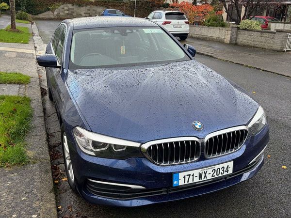 BMW 5-Series Saloon, Diesel, 2017, Blue