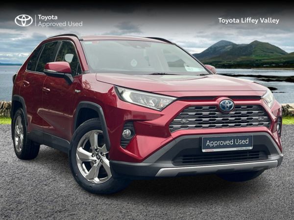 Toyota RAV4 SUV, Petrol Hybrid, 2021, Red