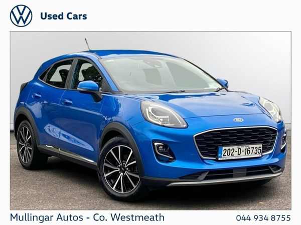 Ford Puma SUV, Petrol Hybrid, 2020, Blue