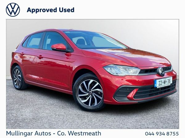 Volkswagen Polo Hatchback, Petrol, 2022, Red
